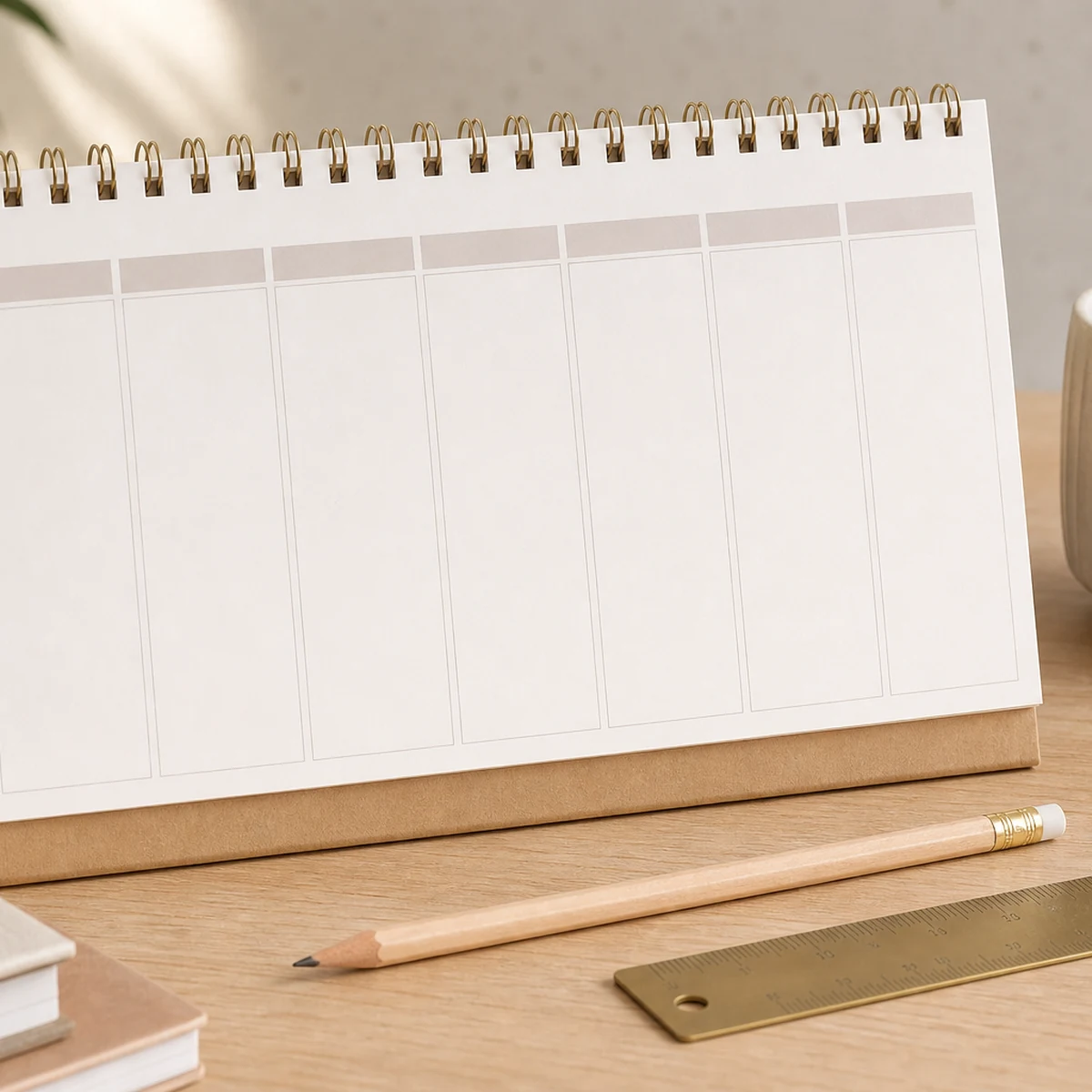 Annual Week View Calendar